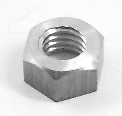 2BA Stainless Steel Standard Hexagon Full Nuts (PCK 10)