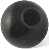 Black Knob - Dia. 25mm x Thread 6mm