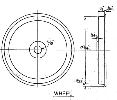 GWR Saddle Tank Driving Wheel CI