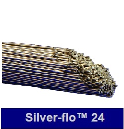 Johnson Matthey Silver-Flo No. 24 - 1.5mm Diameter x 600mm Long - 1 Stick