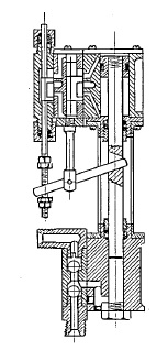 Single Cylinder Weir Pump Drawing